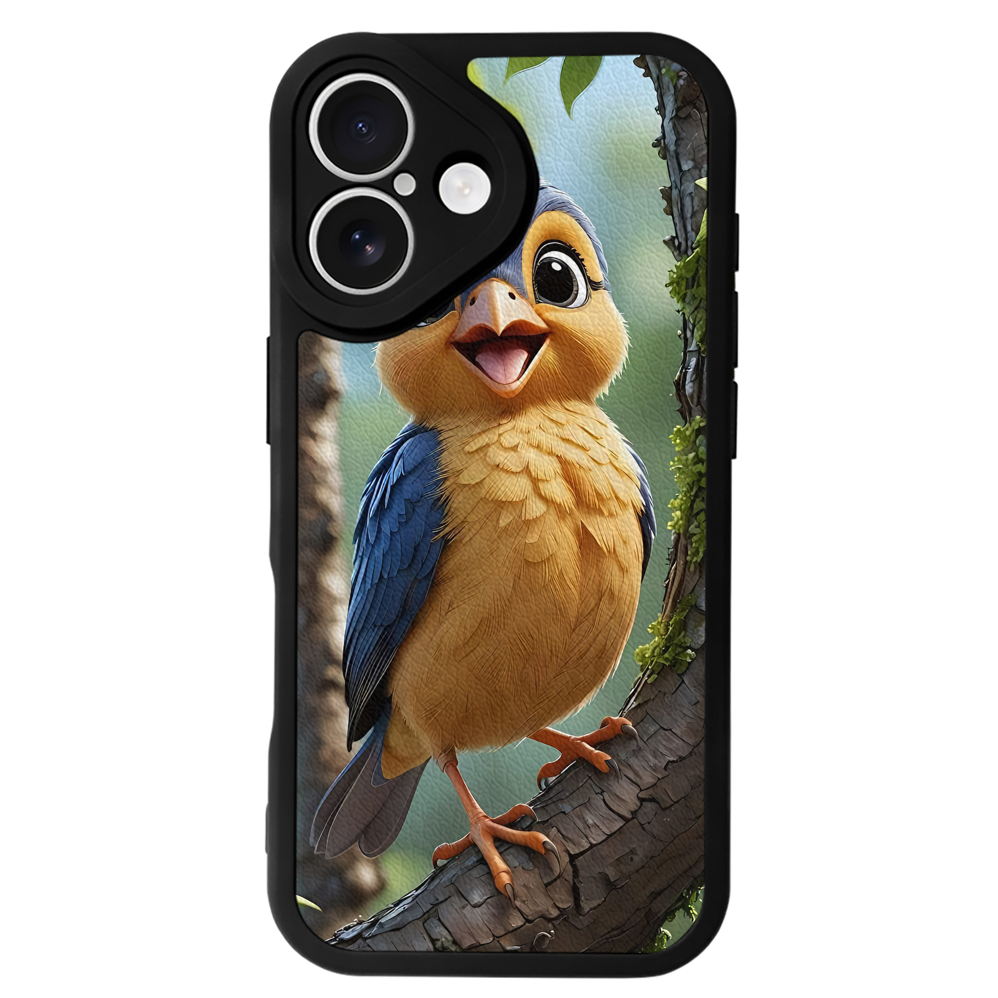 （画像用） Angry Birds アングリーバード 【iPhone 16シリーズ対応】シリコンスマホケース（レザー調） 材質：シリコン